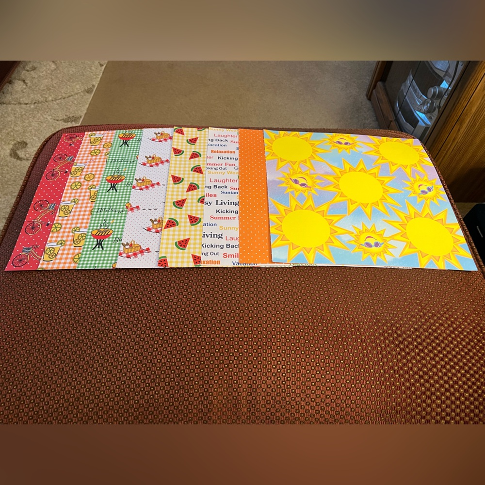 Barbecue Assorted Scrapbook Paper